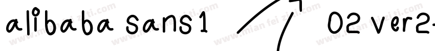 alibaba sans102 ver2字体转换